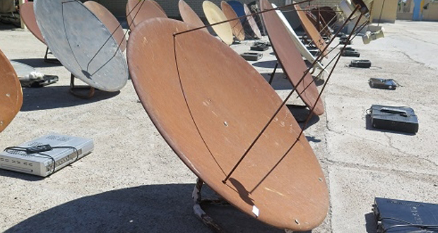 جمع‌آوری دیش‌های ماهواره