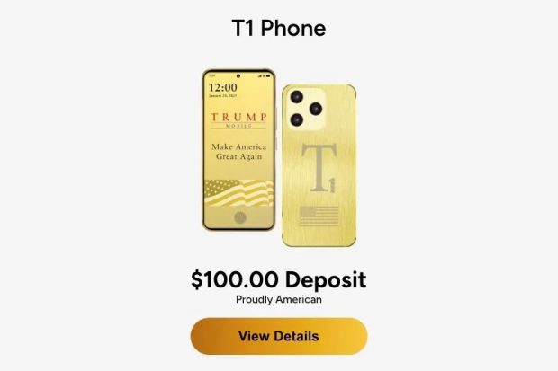 گوشی T1 ترامپ موبایل