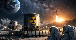 راکتور هسته‌ای در ماه
