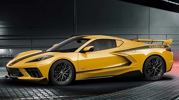 کوروت E-Ray با تیونینگ SVE