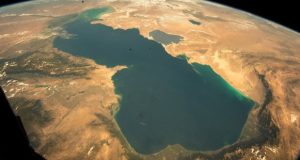 افت تراز آب دریای خزر