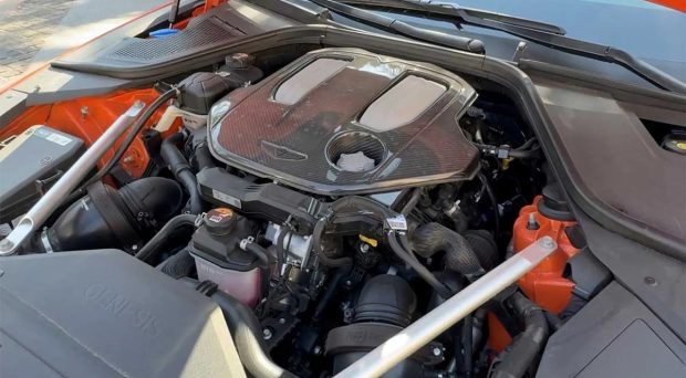 نمای پیشرانه جنسیس G80 ماگما