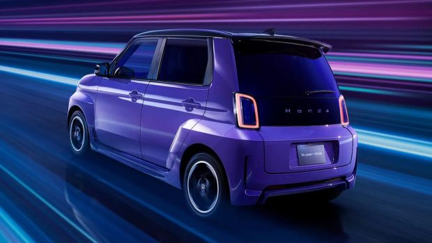 نمای عقب هوندا سوپر وان