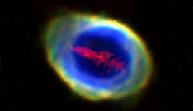 میله آهنی سحابی حلقه