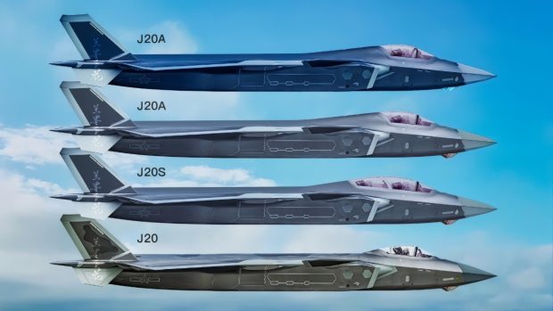 جنگنده J-20S چین