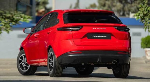 نمای عقب کی ام سی شدو