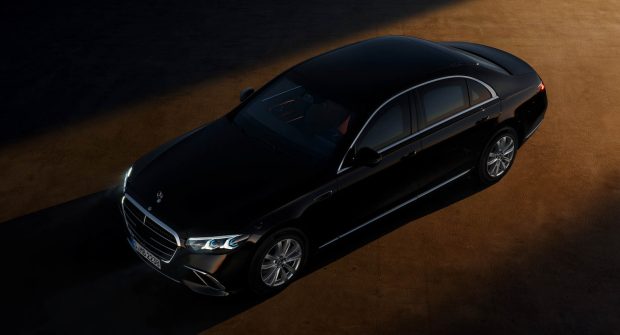 نمای جلو مرسدس بنز S680 Guard