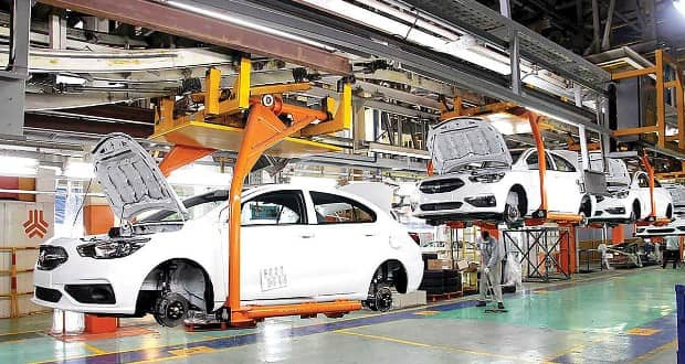 کاهش تولید خودرو