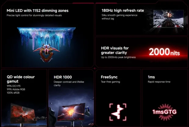 مانیتور گیمینگ شیائومی G Pro 27Qi