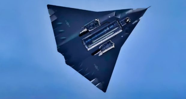 جنگنده نسل ششم J-36 چین در آسمان پکن