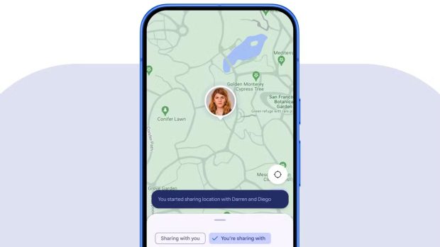 لوکیشن زنده در گوگل مسیج