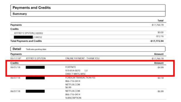 جفری اپستین در فورتنایت