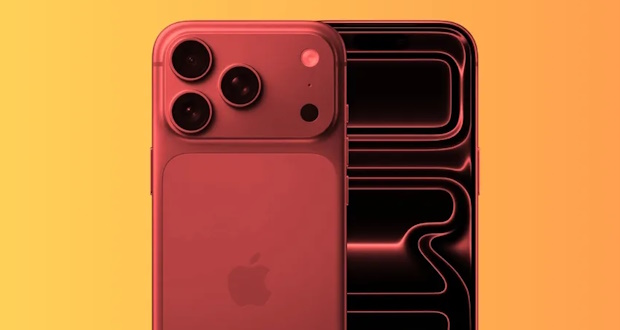 آیفون ۱۸ پرو قرمز تیره