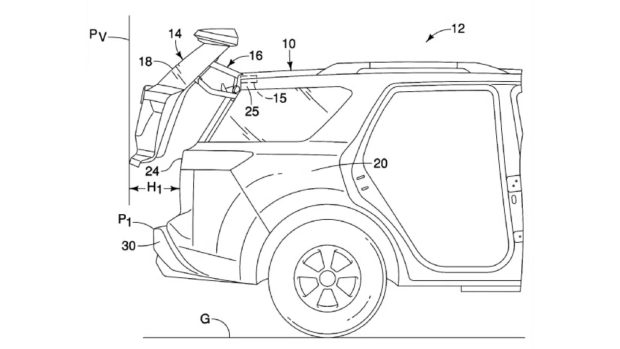 درب صندوق عقب شاسی‌بلند نیسان