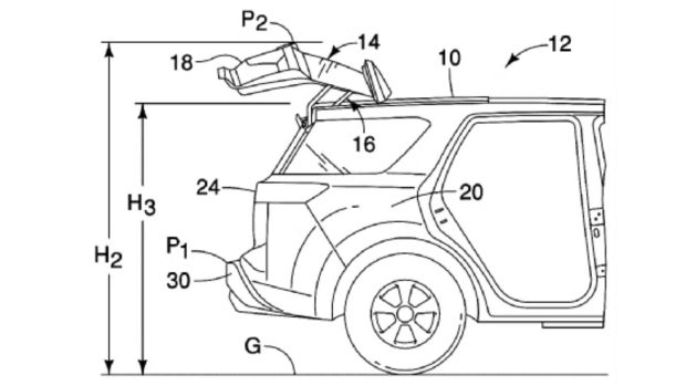 درب صندوق عقب شاسی‌بلند نیسان
