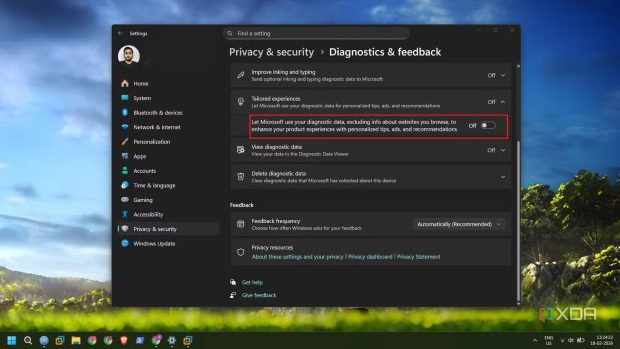 تبلیغات ویندوز 11