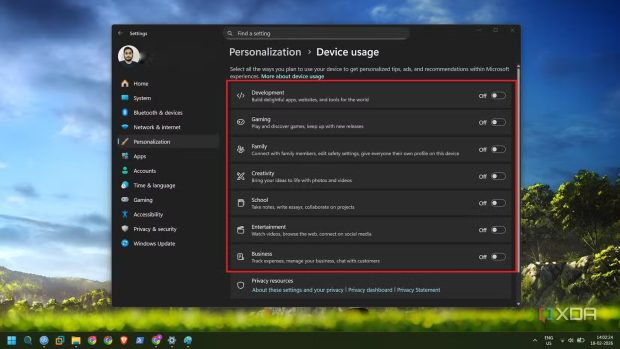 تبلیغات ویندوز 11