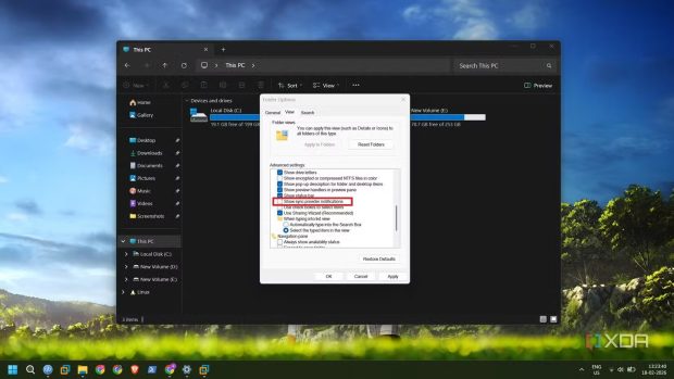 تبلیغات ویندوز 11