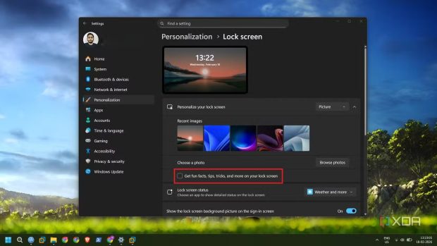 تبلیغات ویندوز 11