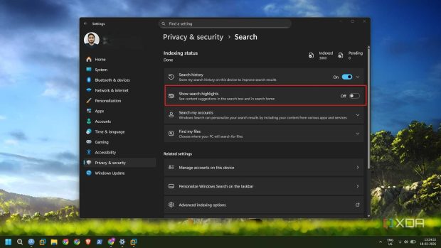 تبلیغات ویندوز 11