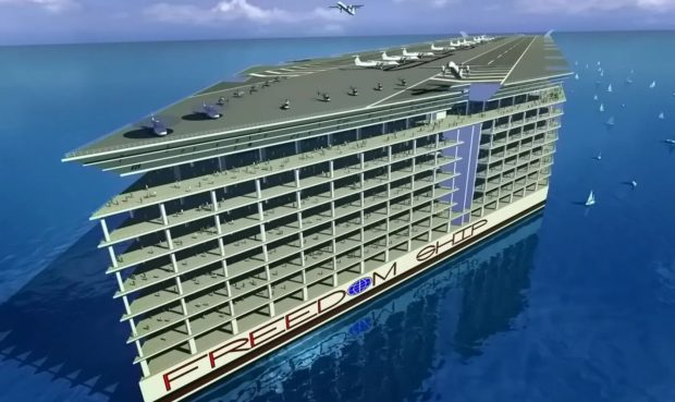 ابرکشتی آزادی با ظرفیت عظیم