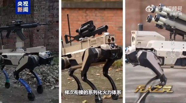 گرگهای رباتیک نظامی چین