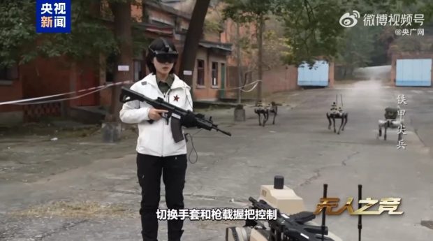 گرگهای رباتیک نظامی چین