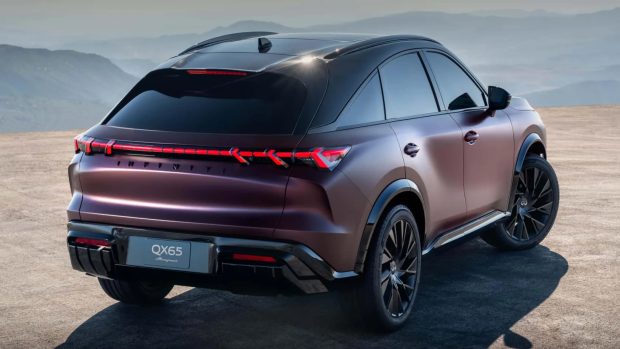 نمای عقب اینفینیتی QX65 مدل ۲۰۲۷
