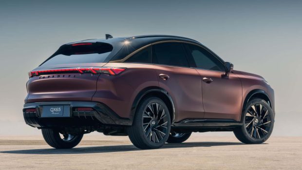 نمای عقب اینفینیتی QX65 مدل ۲۰۲۷