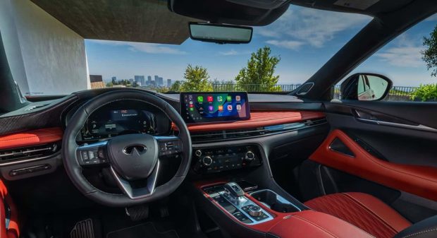 نمای کابین اینفینیتی QX65 مدل ۲۰۲۷