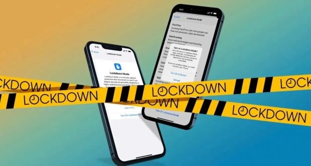 حالت قفل آیفون