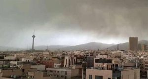 تاریکی آسمان تهران