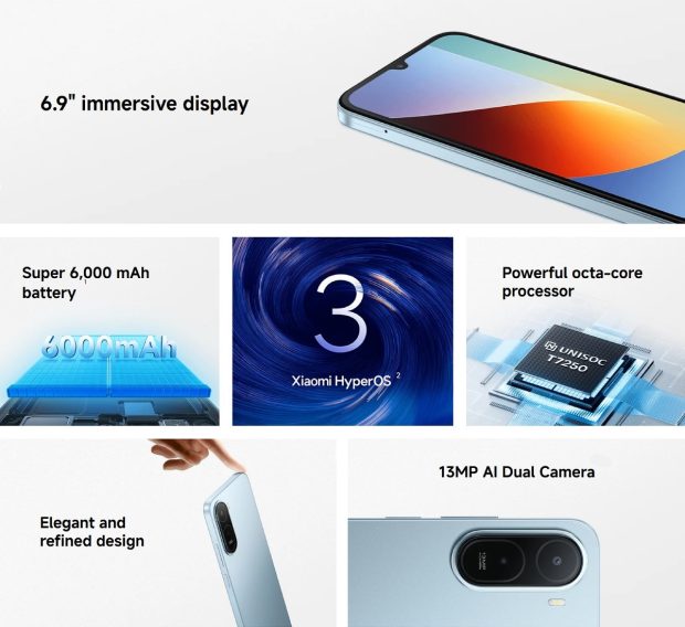 گوشی اقتصادی شیائومی ردمی A7 پرو