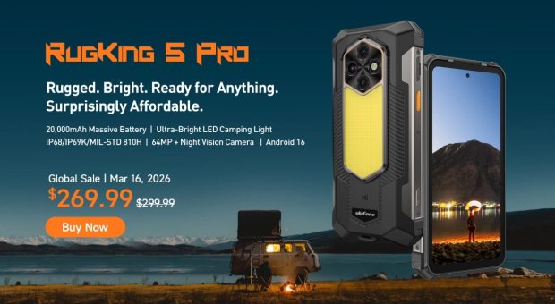 گوشی Ulefone RugKing 5 Pro