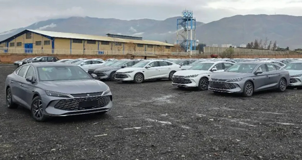 تحویل خودروهای بی وای دی نبکا