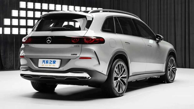 نمای عقب مرسدس بنز GLC L برقی