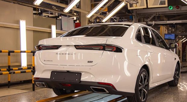 نمای عقب بهمن ریسپکت 2 فیس‌لیفت