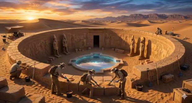 معبد دایره‌ای مصر باستان