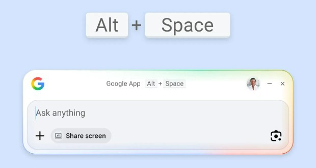 اپلیکیشن گوگل برای ویندوز