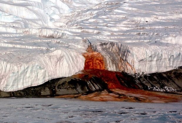 راز پدیده آبشار خون در قطب جنوب