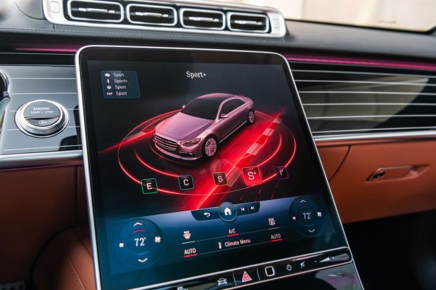 نمای کابین مرسدس بنز S450 وارداتی