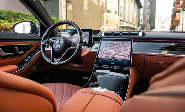 نمای داشبورد مرسدس بنز S450 وارداتی