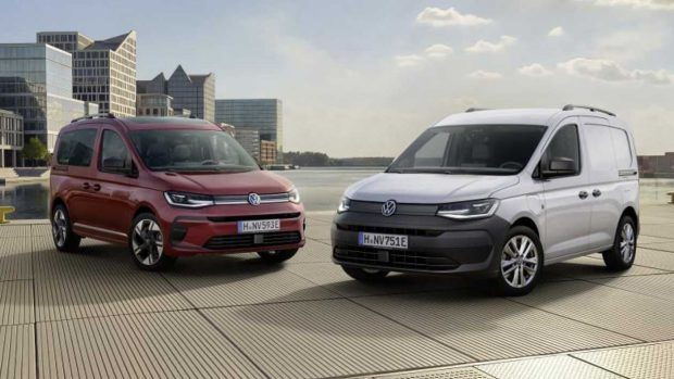 نمای جلو فولکس واگن Caddy مدل 2026