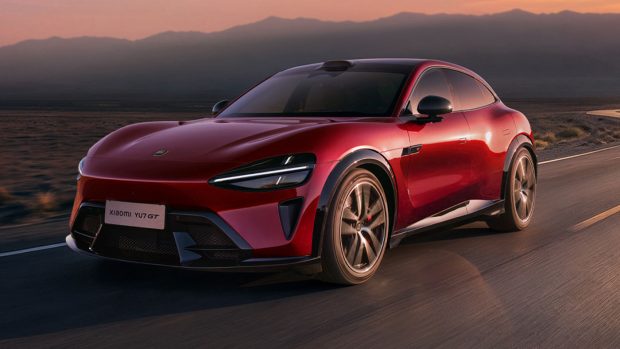 نمای جلو شیائومی YU7 GT