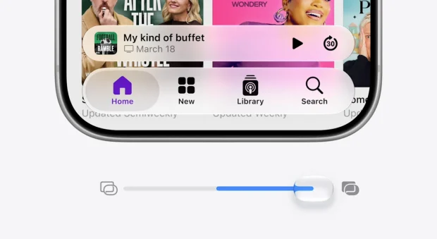 لیکوید گلس در WWDC 2026 اپل