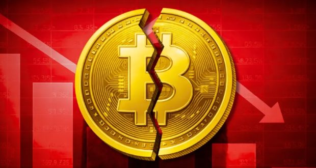 سقوط قیمت بیت کوین