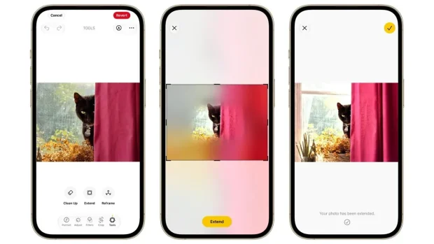 گسترش تصویر با هوش مصنوعی در iOS 27