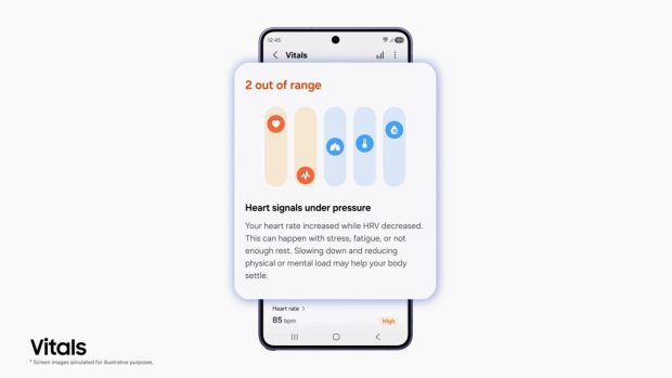 بهروزرسانی Samsung Health