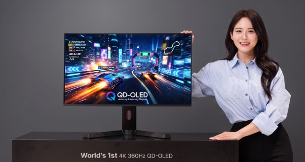 پنل مانیتور QD-OLED 4K با نرخ نوسازی ۳۶۰ هرتز