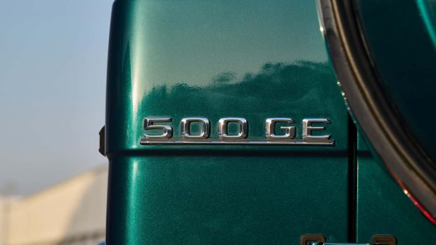 نمای عقب مرسدس 500 GE V8 AMG